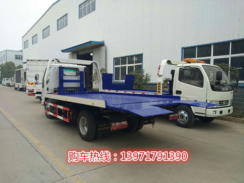 拖拉型清障车厂家最新报价及挖机拖车解决方案